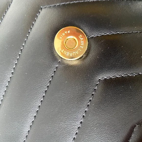 YSL - Saint Laurent - Black Small Loulou Bag - Picture 6 of 7